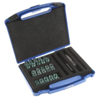 Böllhoff 34 Piece Thread Repair Kit Metric ISO Thread Repair Kit with HSS Hand Tap and Installation Mandrel 41851160000