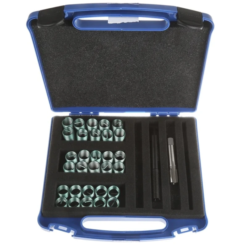 Böllhoff 34 Piece Thread Repair Kit Metric ISO Thread Repair Kit with HSS Hand Tap and Installation Mandrel 41851160000