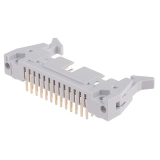 RS PRO Right Angle Through Hole PCB Header 26 Contacts 2.54 mm Pitch Shrouded 471-143