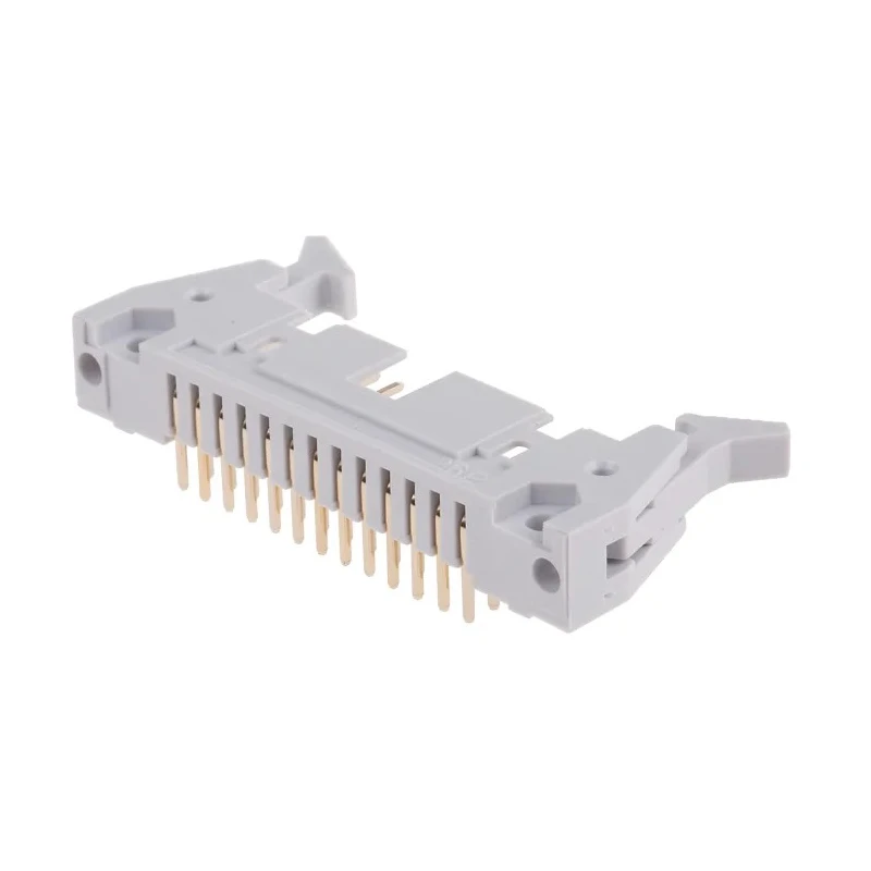 RS PRO Right Angle Through Hole PCB Header 26 Contacts 2.54 mm Pitch Shrouded 471-143