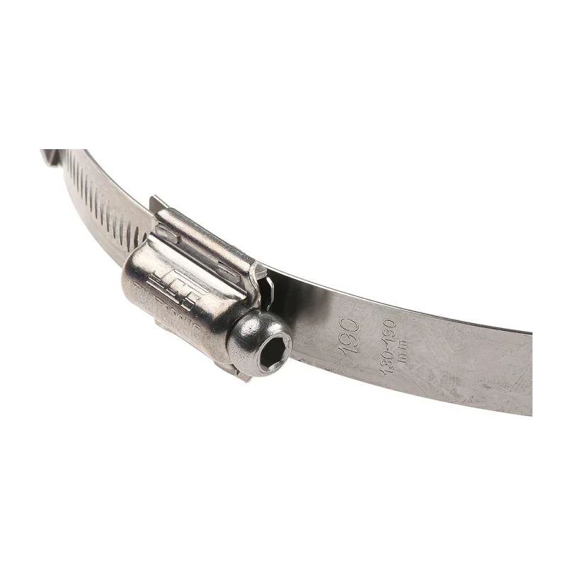 Tamtorque Sign Clamp, Hardened Tamper-Resistant Screw, 16mm Band Width, Stainless Steel, TTK190P