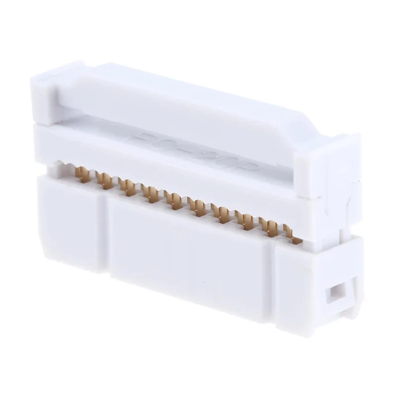 RS PRO 20-Way 2 Row Shrouded Female IDC Connector for Cable, 2.54mm Pitch, 1A Current, 500V Voltage 471-216