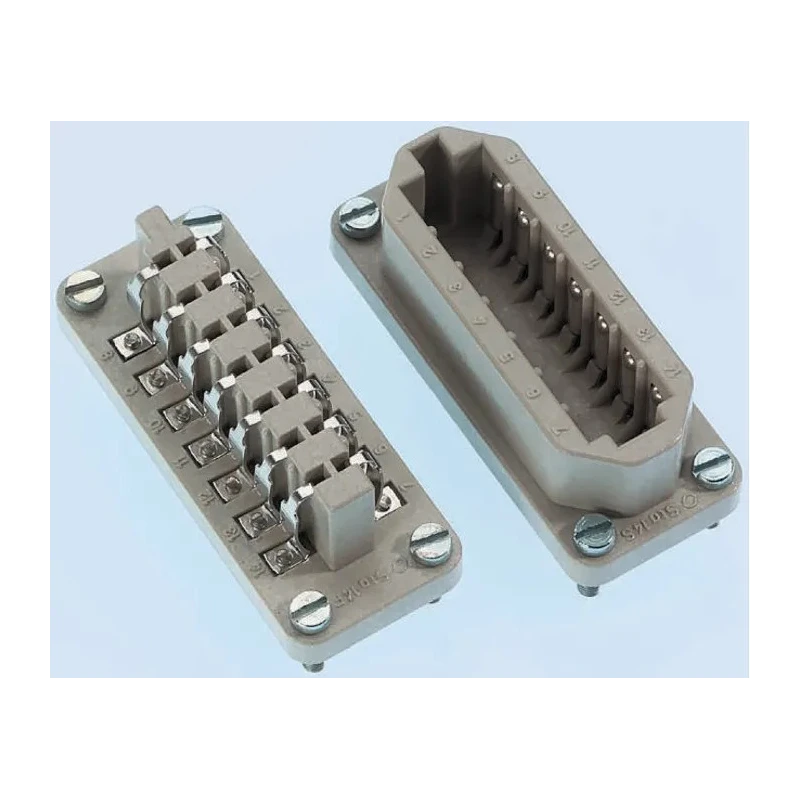 EPIC Heavy Duty Power Connector Insert 10A STA Series Male 6 Contacts 48V 10488100