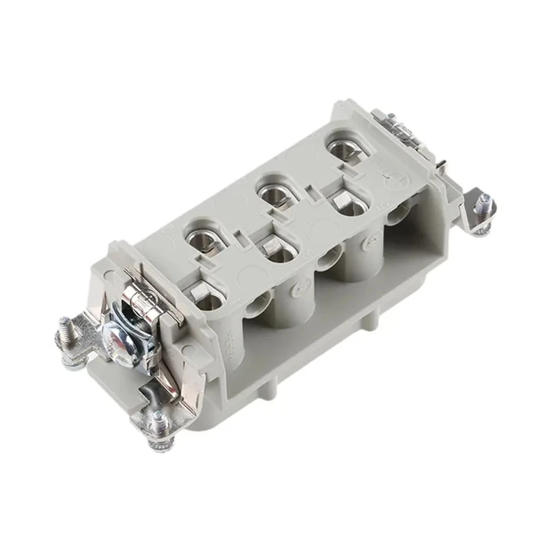 EPIC Heavy Duty Power Connector Insert 35A 600V Silver Contact Plating 6 Contacts H-BS Series 10171000