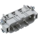 EPIC Heavy Duty Power Connector Insert 35A 600V Silver Contact Plating 6 Contacts H-BS Series 10171000