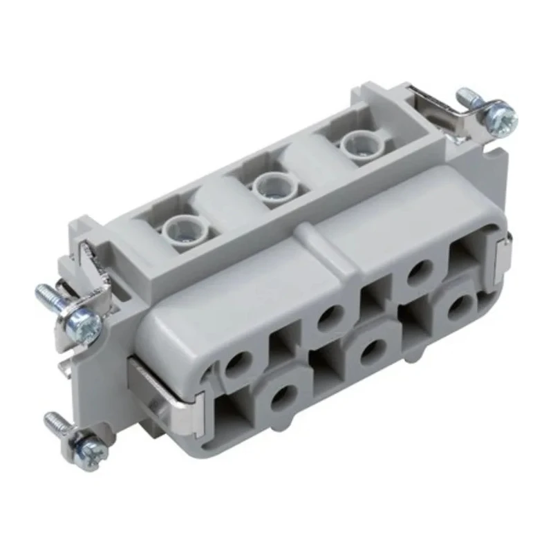 EPIC Heavy Duty Power Connector Insert 35A 600V Silver Contact Plating 6 Contacts H-BS Series 10171000