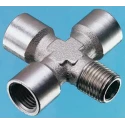 Legris Pneumatic Fitting 909 Series Male/Female Threaded 1/2 in gR Nickel Plated Brass 80°C Maximum Operating 0909 00 21