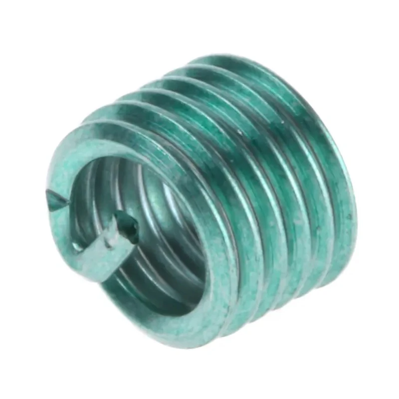 Böllhoff Thread Repair Insert, Drill Size 4.2 mm, Thread Length 6 mm, Stainless Steel A2, Silver Plated, Inconel 41890040006