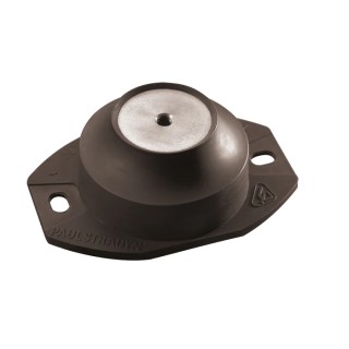 Paulstra Hutchinson Cylindrical M6 Female Buffer Foot Anti-Vibration Mount with 1350 daN Compression, 34 mm OD, 40 mm 533705