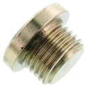 Legris Brass Corrosion Resistant Plug G Series 0919, 1/4 in Thread Size, 8mm Outside Diameter, Model 0919 00 13