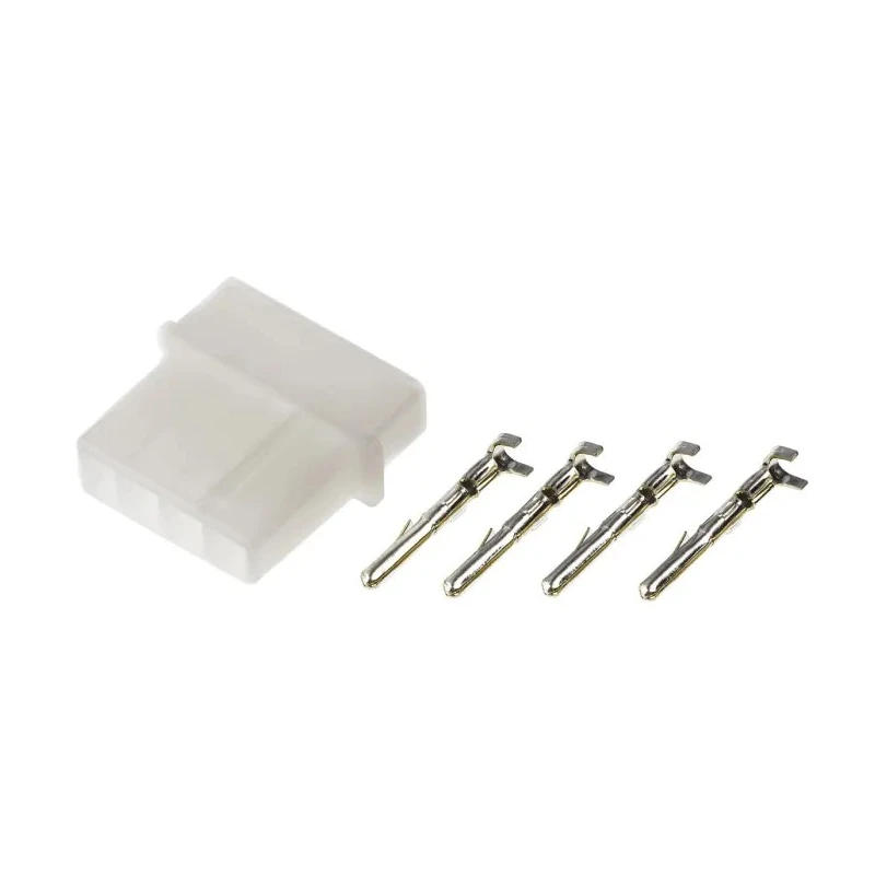 TE Connectivity Commercial MATE-N-LOK Male Connector Housing 5.08 mm Pitch 4 Way 1 Row Straight 1480 426 163305 2