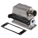EPIC Heavy Duty Power Connector Hood Panel Mount 16+E Pole Format IP65 Aluminium Alloy 70365100