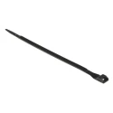 SES Sterling Black Polyamide 12 Cable Tie, 43 mm Maximum Bundle Diameter, 183 mm Length, 6 mm Width 01890105010