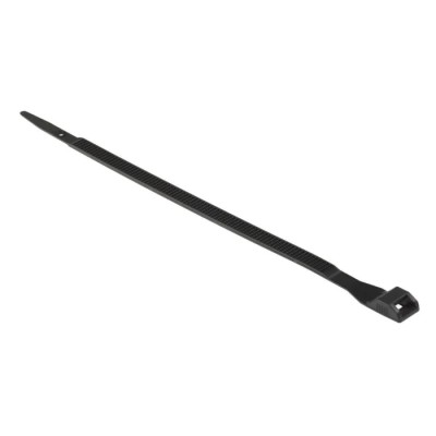 SES Sterling Black Polyamide 12 Cable Tie, 43 mm Maximum Bundle Diameter, 183 mm Length, 6 mm Width 01890105010