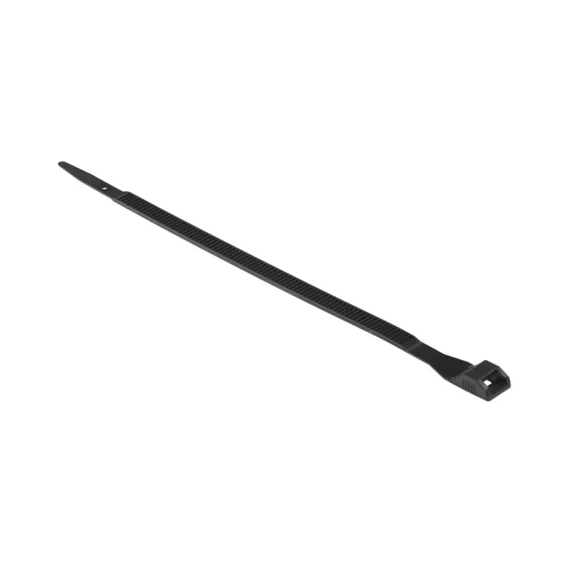 SES Sterling Black Polyamide 12 Cable Tie, 43 mm Maximum Bundle Diameter, 183 mm Length, 6 mm Width 01890105010