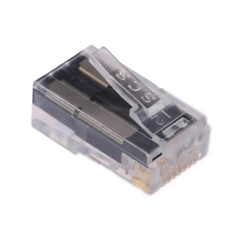 Bel-Stewart SS-39100 Series Cat6 UTP Shield Straight Male RJ45 Connector 1 Port 8 Way RJ45