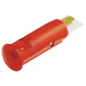 Signal Construct Red LED Panel Mount Indicator 6 mm, Solder Tab Termination, IP67, 12-14V SKGD06002