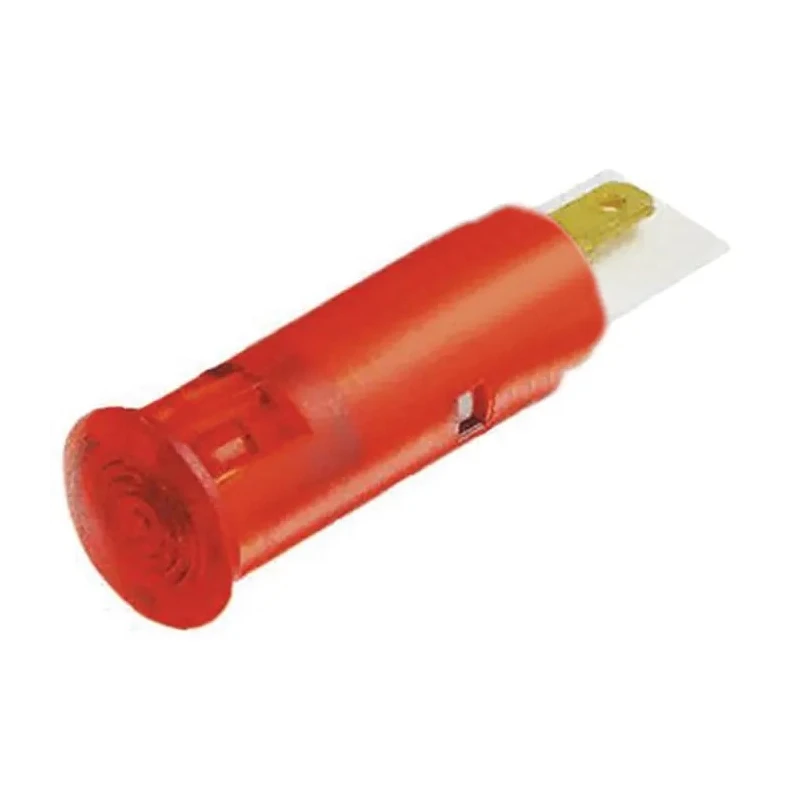 Signal Construct Red LED Panel Mount Indicator 6 mm, Solder Tab Termination, IP67, 12-14V SKGD06002