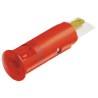 Signal Construct Red LED Panel Mount Indicator 6 mm, Solder Tab Termination, IP67, 12-14V SKGD06002
