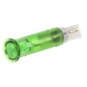 Signal Construct Green LED Panel Mount Indicator 5 mm, Solder Tab Termination, IP67, 24-28V SKGD05204
