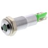 Signal Construct Green LED Panel Mount Indicator 6 mm, IP67, 12-14V SMCP06202