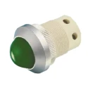 Signal Construct Green LED Panel Mount Indicator, 22 mm Mount Hole, Screw Termination, 20-28V SMQD22734