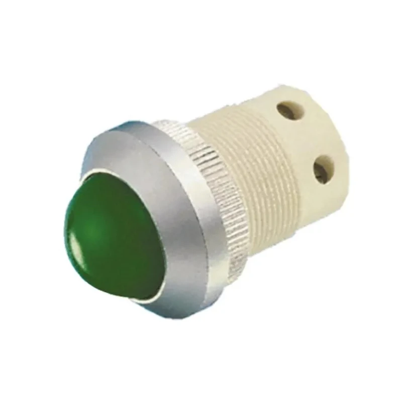 Signal Construct Green LED Panel Mount Indicator, 22 mm Mount Hole, Screw Termination, 20-28V SMQD22734
