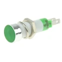 Signal Construct Green LED Panel Mount Indicator 8 mm, Tab Termination, IP67, 24-28V SKCD08214