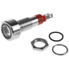 Signal Construct Red LED Panel Mount Indicator 8 mm IP67 12-14V SMLD08012