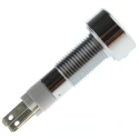 Signal Construct LED White Panel Mount Indicator 8 mm IP67 12-14V SMLE08212