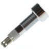 Signal Construct LED White Panel Mount Indicator 8 mm IP67 12-14V SMLE08212