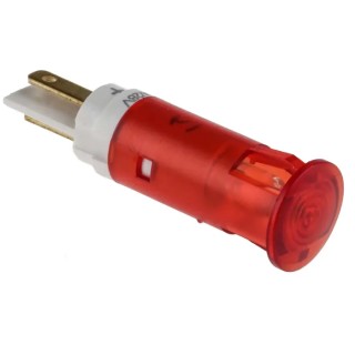 Signal Construct Red Panel Mount Indicator Flush Bezel 24V 28V 10mA SKGH10024