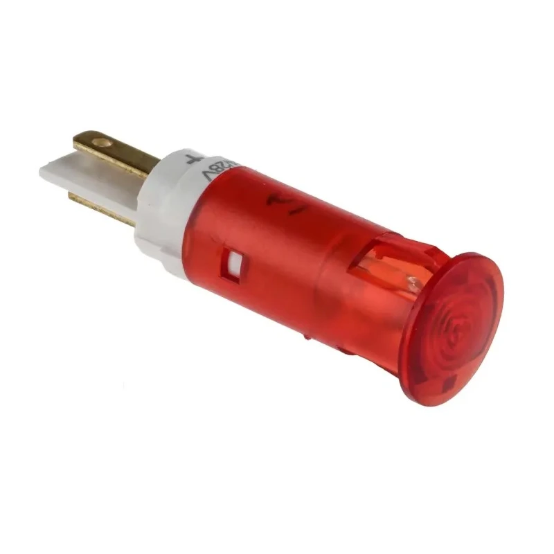 Signal Construct Red Panel Mount Indicator Flush Bezel 24V 28V 10mA SKGH10024
