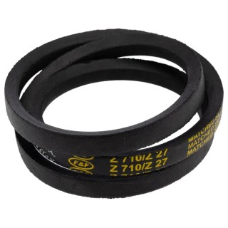 RS PRO Z Section Drive Belt, Classical Belt, Polyester Cord Material, Polyethylene Terephthalate and Rubber, Outside 471-718