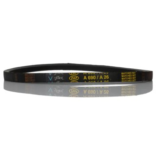 RS PRO Drive Belt, belt section A, 13mm Width, 8mm Height, 710 mm Outside Length, 660 mm Inside Length 471-887