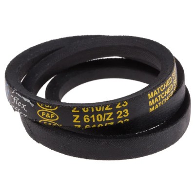 RS PRO Z Section Classical Drive Belt, Polyethylene Terephthalate Rubber Material, 623mm Outside Length, 585mm 471-673
