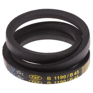 RS PRO Drive Belt, Belt Section B, Outside Length 1219 mm, Inside Length 1150 mm, Height 11 mm, Width 17 mm 471-667