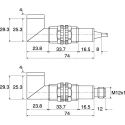 SICK Diffuse Photoelectric Sensor, Barrel Style, 100 mm Detection Range, PNP Output, IP67 Rated VTF18-3F1840