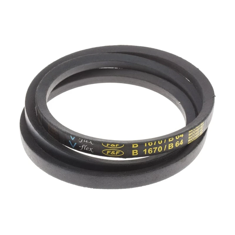 RS PRO Drive Belt B Section Classical Rubber Polyethylene Terephthalate Cord 1694mm Outside Length 1625mm Inside 471-815