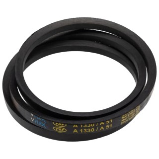 RS PRO Drive Belt, belt section A 1350 mm Outside Length, 1300 mm Inside Length, 8 mm Height, 13 mm Width 472-086
