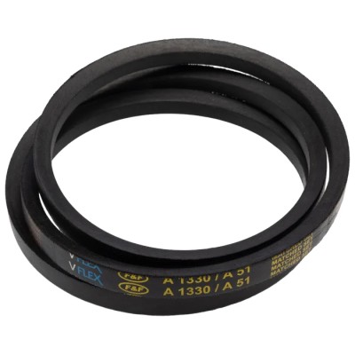 RS PRO Drive Belt, belt section A 1350 mm Outside Length, 1300 mm Inside Length, 8 mm Height, 13 mm Width 472-086
