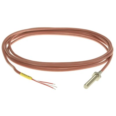 Electrotherm High-Temperature PT100 RTD Sensor, 8 mm Dia, 40 mm Long, Accuracy F0.3, 200 °C Max PT100 