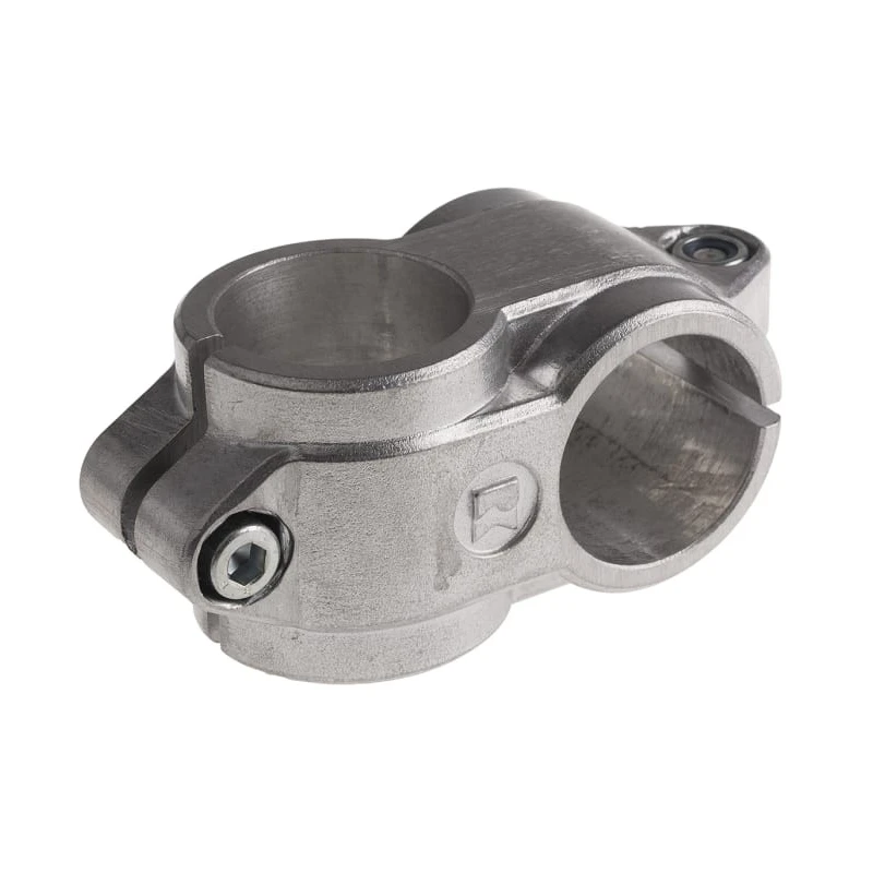 Rose+Krieger M6 Cross Clamp Connecting Component Strut Profile 50 mm Groove Size 70 mm Round Tube Size 50.2 mm 105000000200