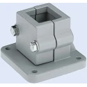 Rose+Krieger Base Clamp Connecting Component for Strut Profile 30 mm, Groove Size 56 mm, Round Tube Size 30.3 mm 13300005020