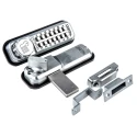 Dom Metalux Aluminium Mechanical Brushed Code Lock UNITEC 2200