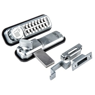 Dom Metalux Aluminium Mechanical Brushed Code Lock UNITEC 2200