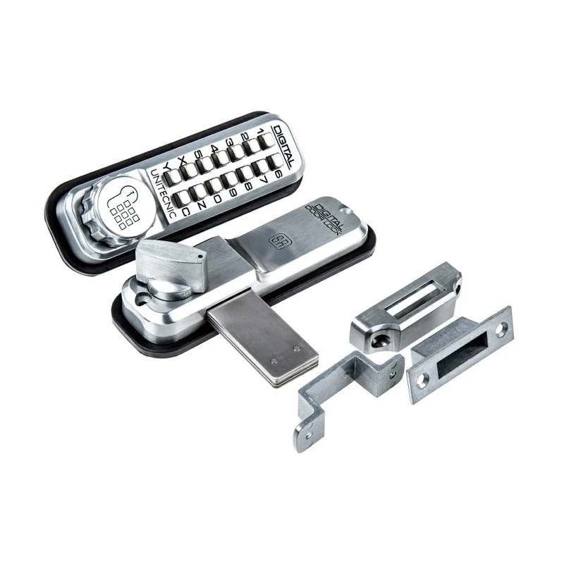 Dom Metalux Aluminium Mechanical Brushed Code Lock UNITEC 2200