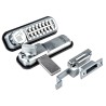 Dom Metalux Aluminium Mechanical Brushed Code Lock UNITEC 2200