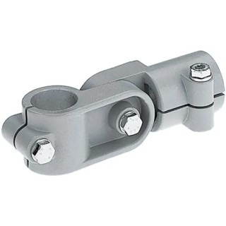 Rose+Krieger M10 Hinge Clamp Connecting Component for Strut Profile 40 mm Groove Size 56 mm Round Tube Size 184000010200