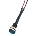 Oxley Panel Mount Indicator 24V AC, IP66 Rated, Silver Bezel, 13.5mm Length, Model 